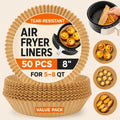 Air Fryer Disposable Papers – 50 Pcs